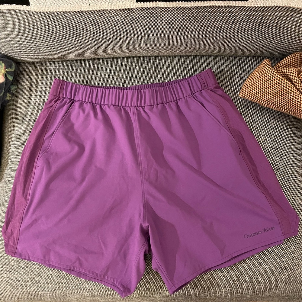 Purple Outdoor Voices Shorts